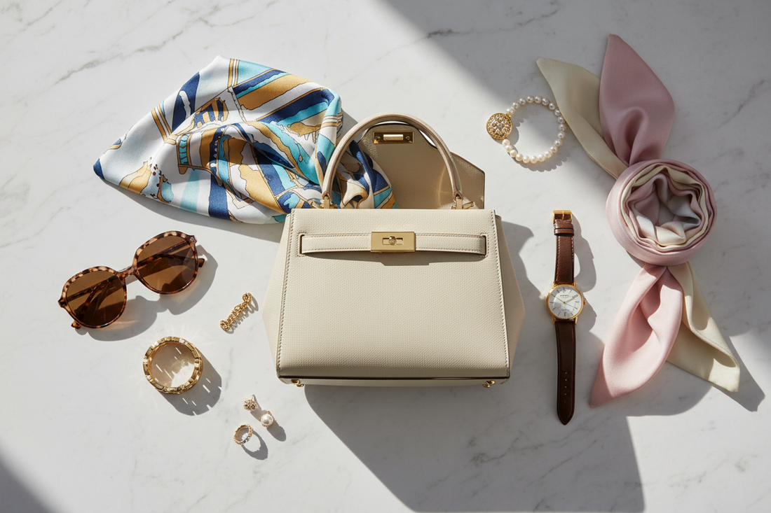 Women accessories in rainy season