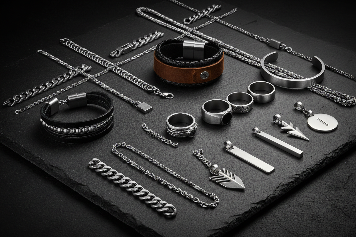 Men's jewelry in monsoon