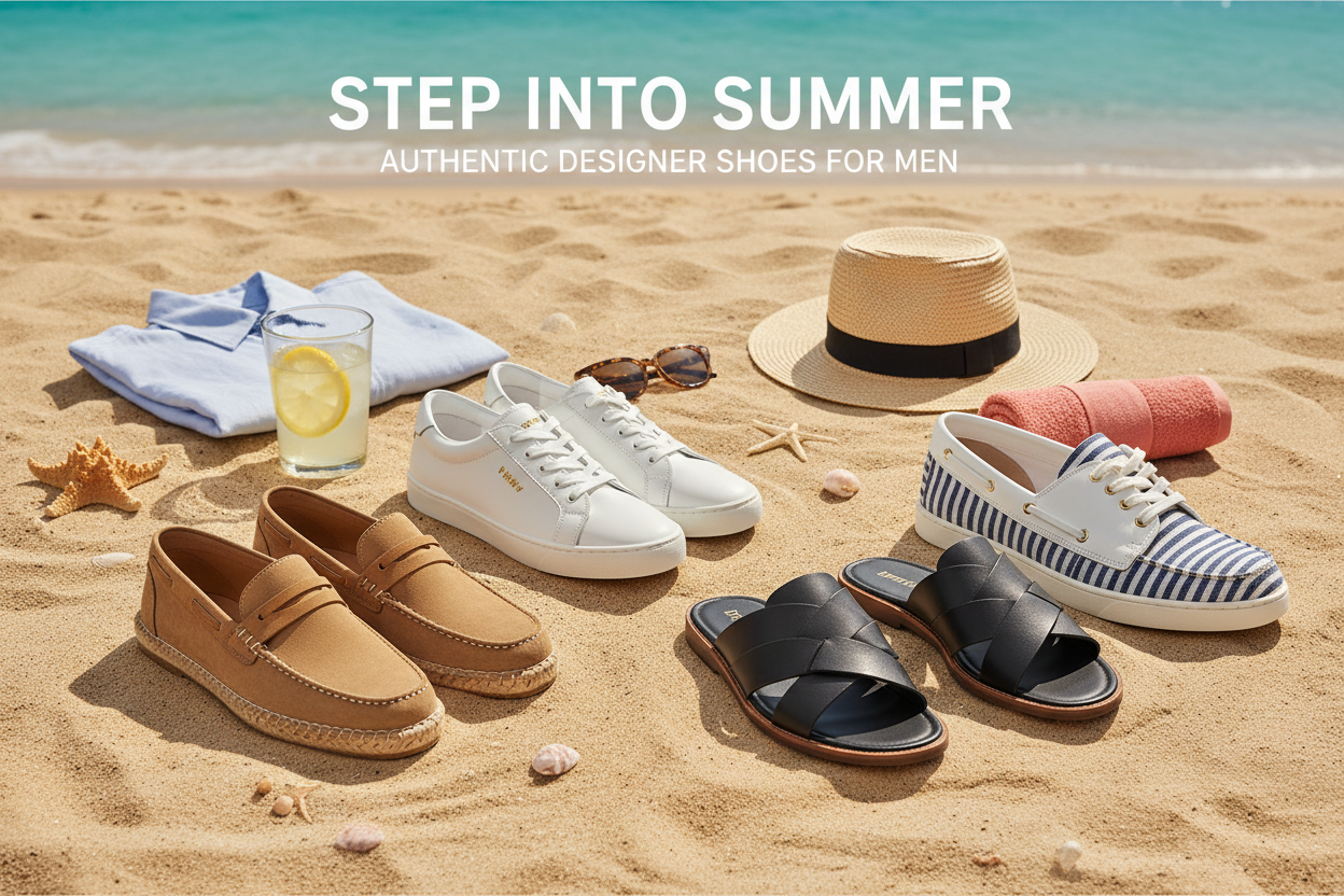 Step Into Summer with Authentic Designer Shoes for Men