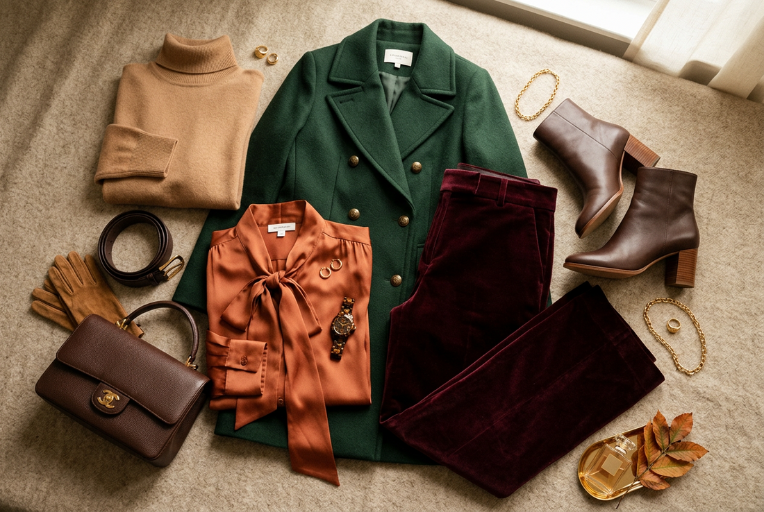 The Ultimate Fall season Capsule Wardrobe: Rich Hues and Luxe Fabrics