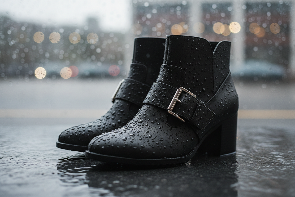 women shoes in rainy season