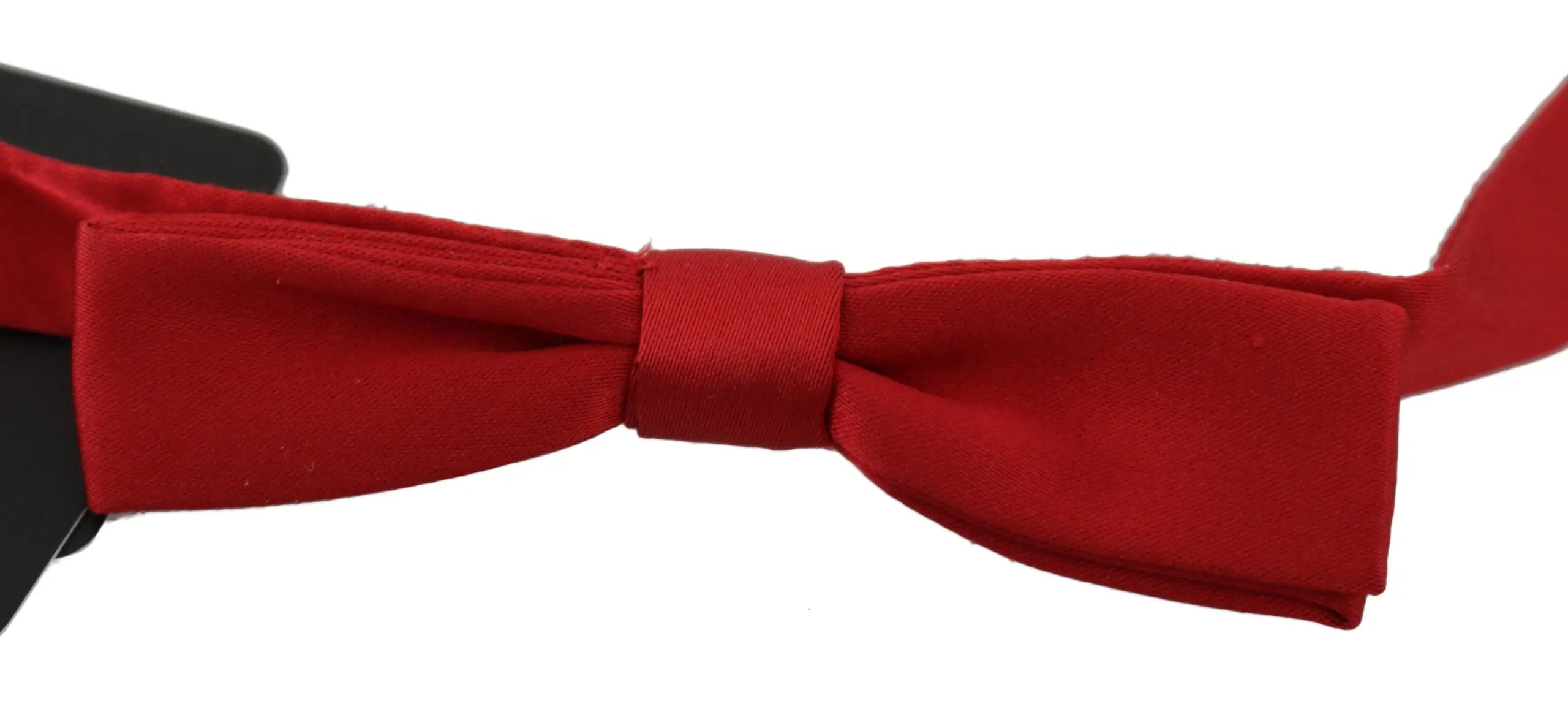 Dolce & Gabbana Red 100% Silk Slim Adjustable Neck Papillon Bow Tie - Zeiniez