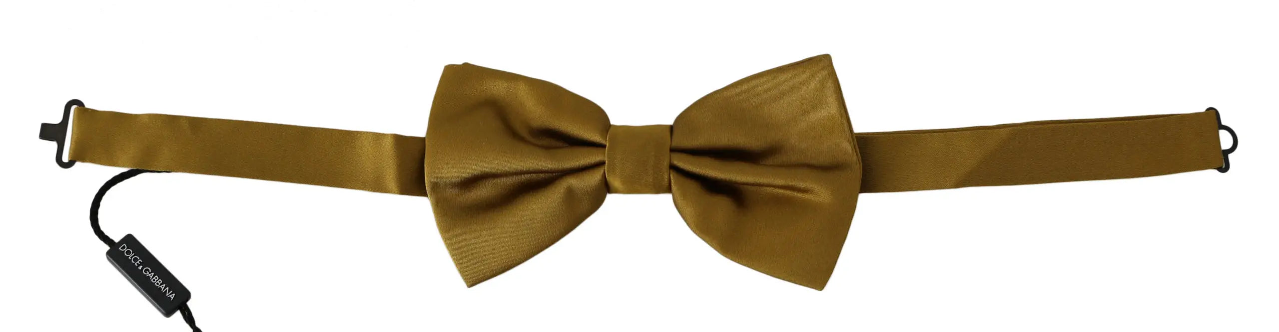 Dolce & Gabbana Yellow Mustard 100% Silk Butterfly Papillon Men Bow Tie - Zeiniez