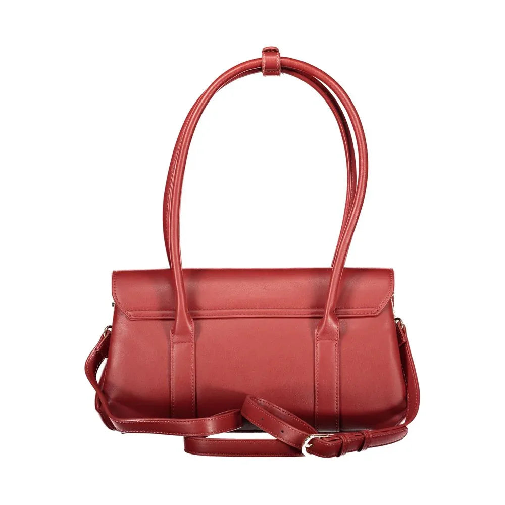Mario Valentino Rosso Poliuretano Women Handbag - Zeiniez