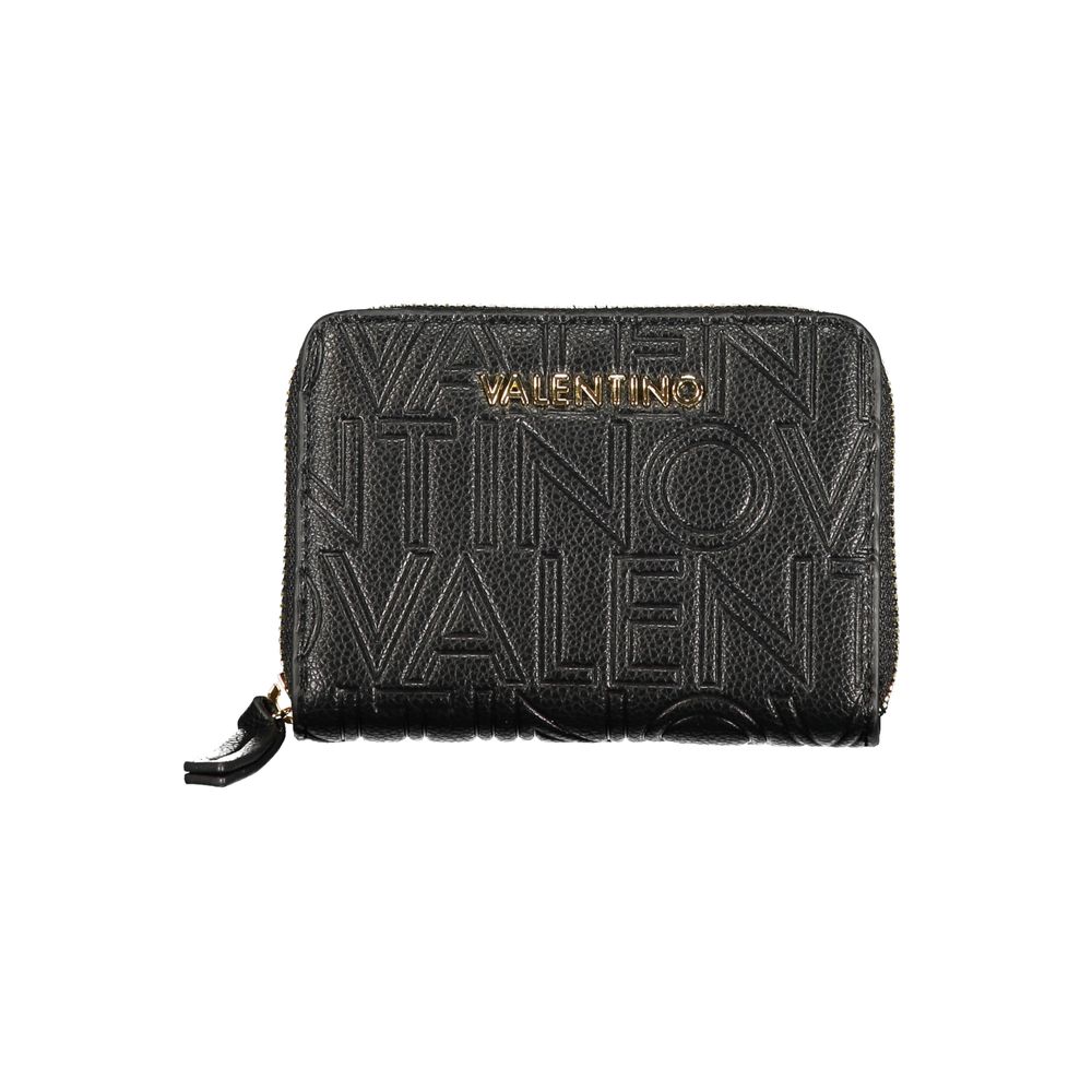 Mario Valentino Black Polyurethane Women Wallet