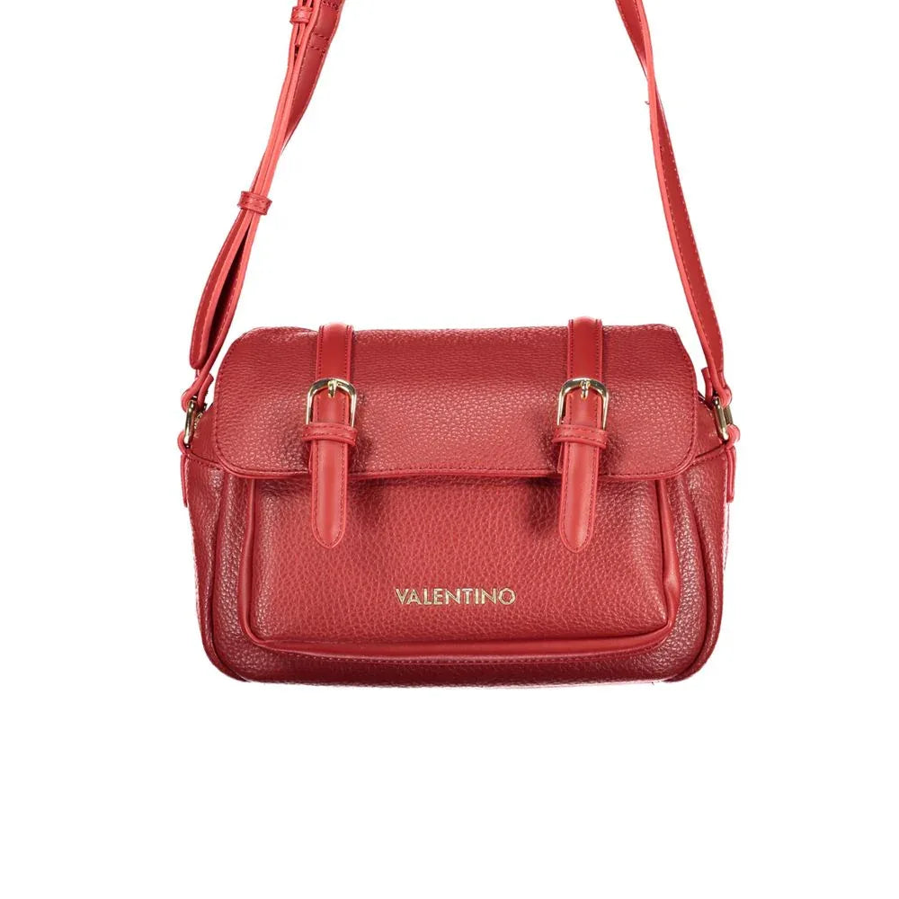 Mario Valentino Rosso Poliuretano Women Shoulder Bag - Zeiniez