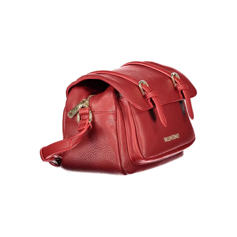 Mario Valentino Rosso Poliuretano Women Shoulder Bag - Zeiniez