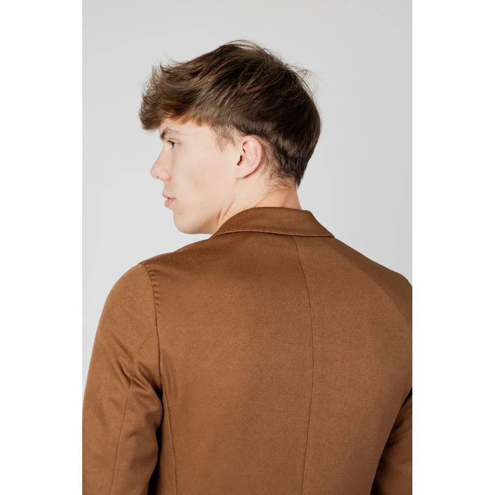 Mulish Beige Polyester Blazer - Zeiniez