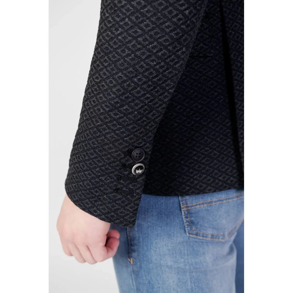 Mulish Black Polyester Blazer - Zeiniez