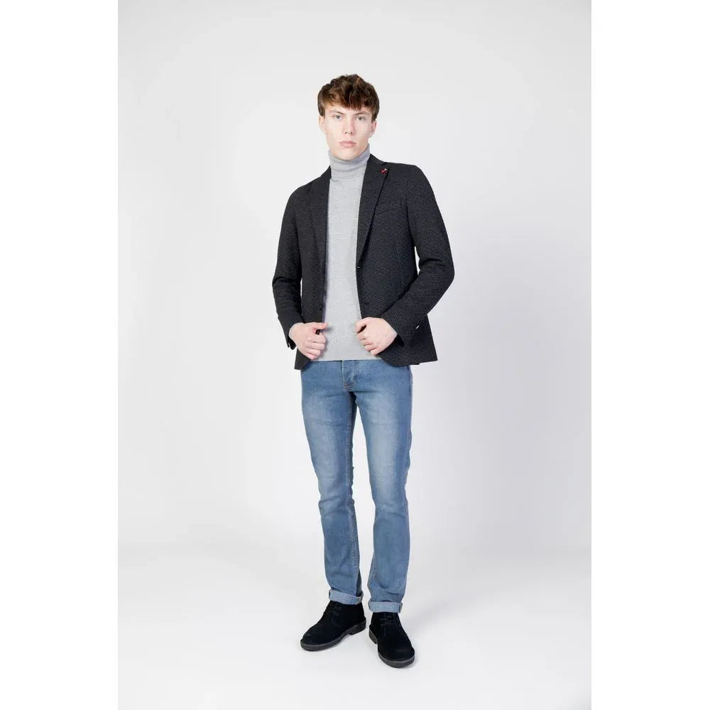 Mulish Black Polyester Blazer - Zeiniez