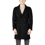 Mulish Black Polyester Coat - Zeiniez