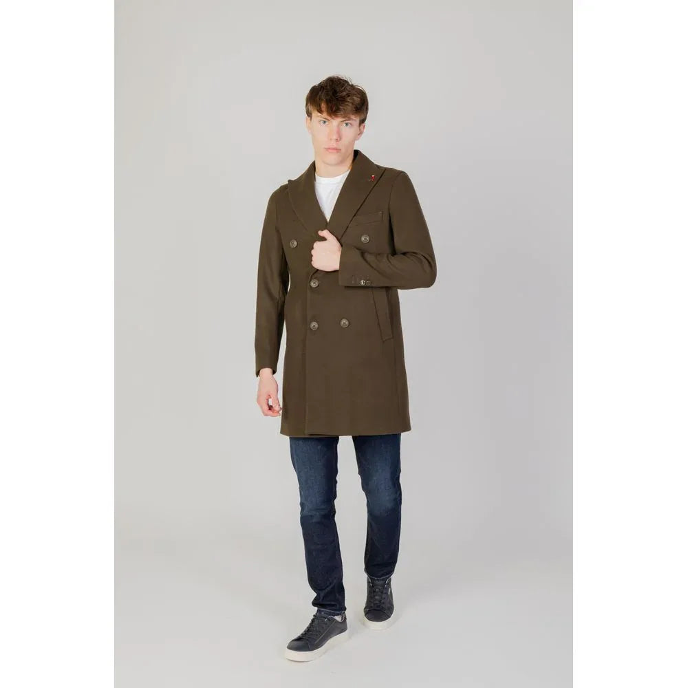 Mulish Green Polyester Coat - Zeiniez