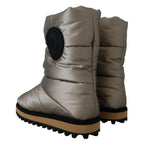 Dolce & Gabbana Silver Polyester Ankle Boots - Zeiniez