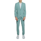 Mulish Green Polyester Two-Piece Suit - Zeiniez