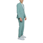 Mulish Green Polyester Two-Piece Suit - Zeiniez