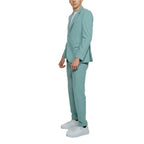Mulish Green Polyester Two-Piece Suit - Zeiniez