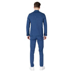 Mulish Blue Cotton Two-Piece Suit - Zeiniez