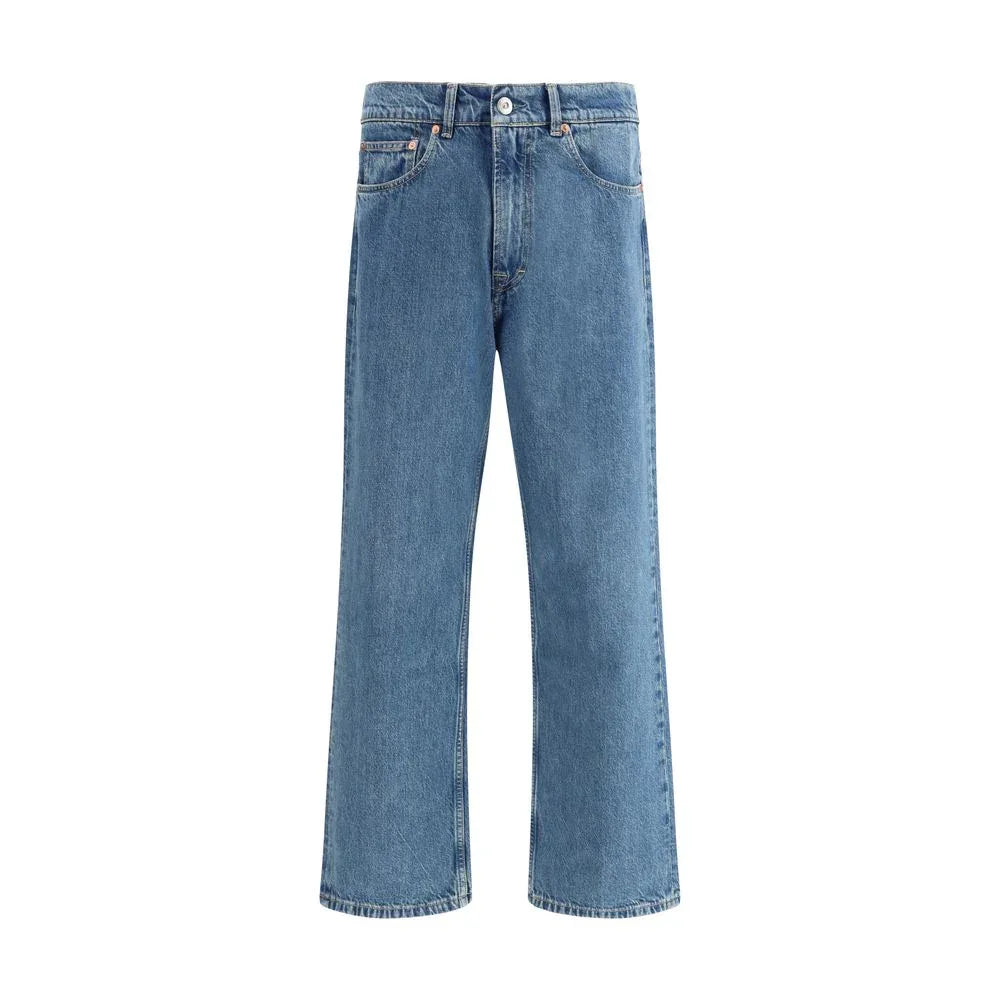 Our Legacy Blue Cotton Tapered Jeans - Zeiniez