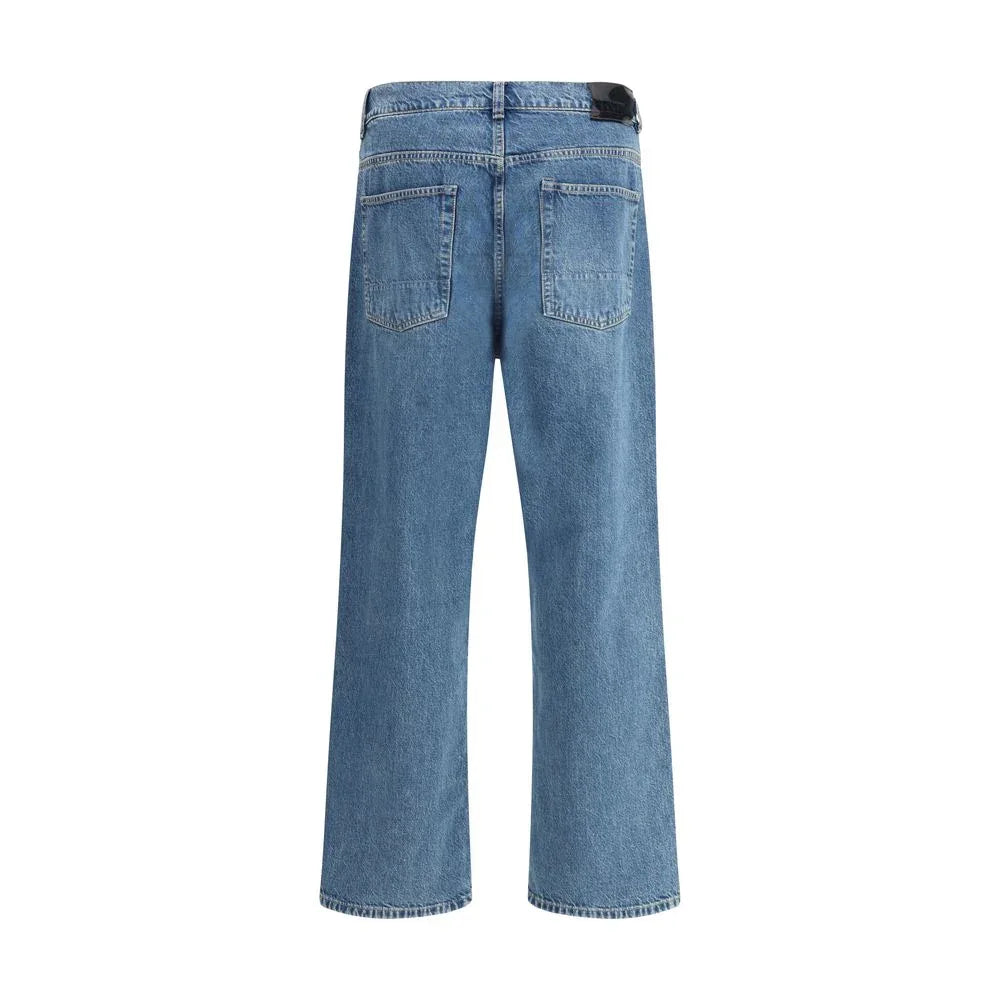 Our Legacy Blue Cotton Tapered Jeans - Zeiniez