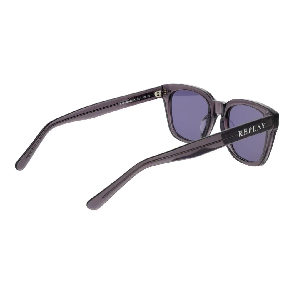 Replay Gray Plastic Sunglasses - Zeiniez