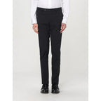 PT Torino Black Cotton Dress Pants - Zeiniez
