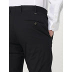 PT Torino Black Cotton Dress Pants - Zeiniez