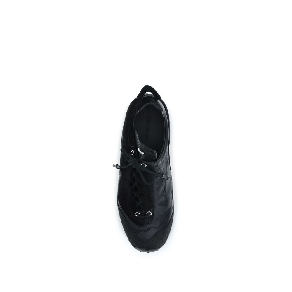 Our Legacy Black Goatskin Athletic Sneakers