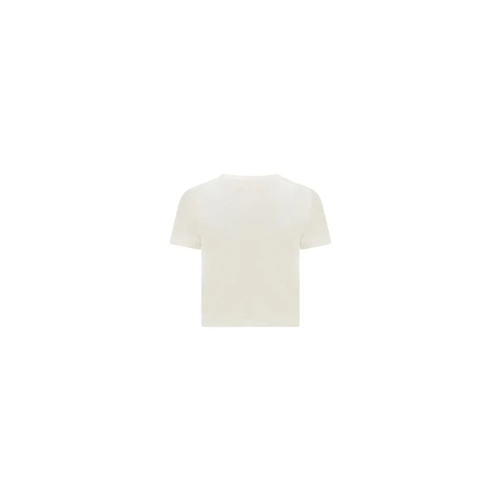 Extreme Cashmere White Cashmere T-Shirt - Zeiniez