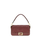 Fendi Bordeaux Calf Leather Bos Taurus Shoulder Bag - Zeiniez