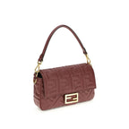Fendi Bordeaux Calf Leather Bos Taurus Shoulder Bag - Zeiniez