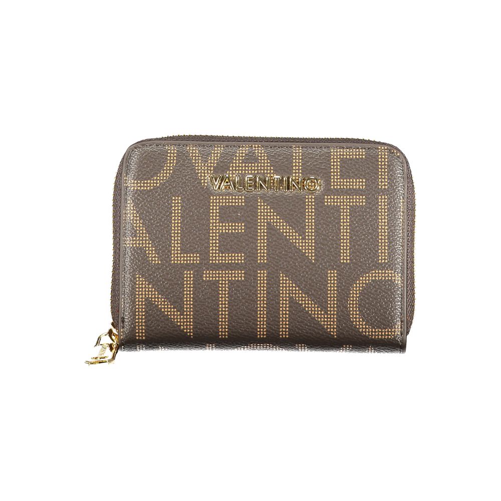 Valentino Brown Polyethylene Wallet