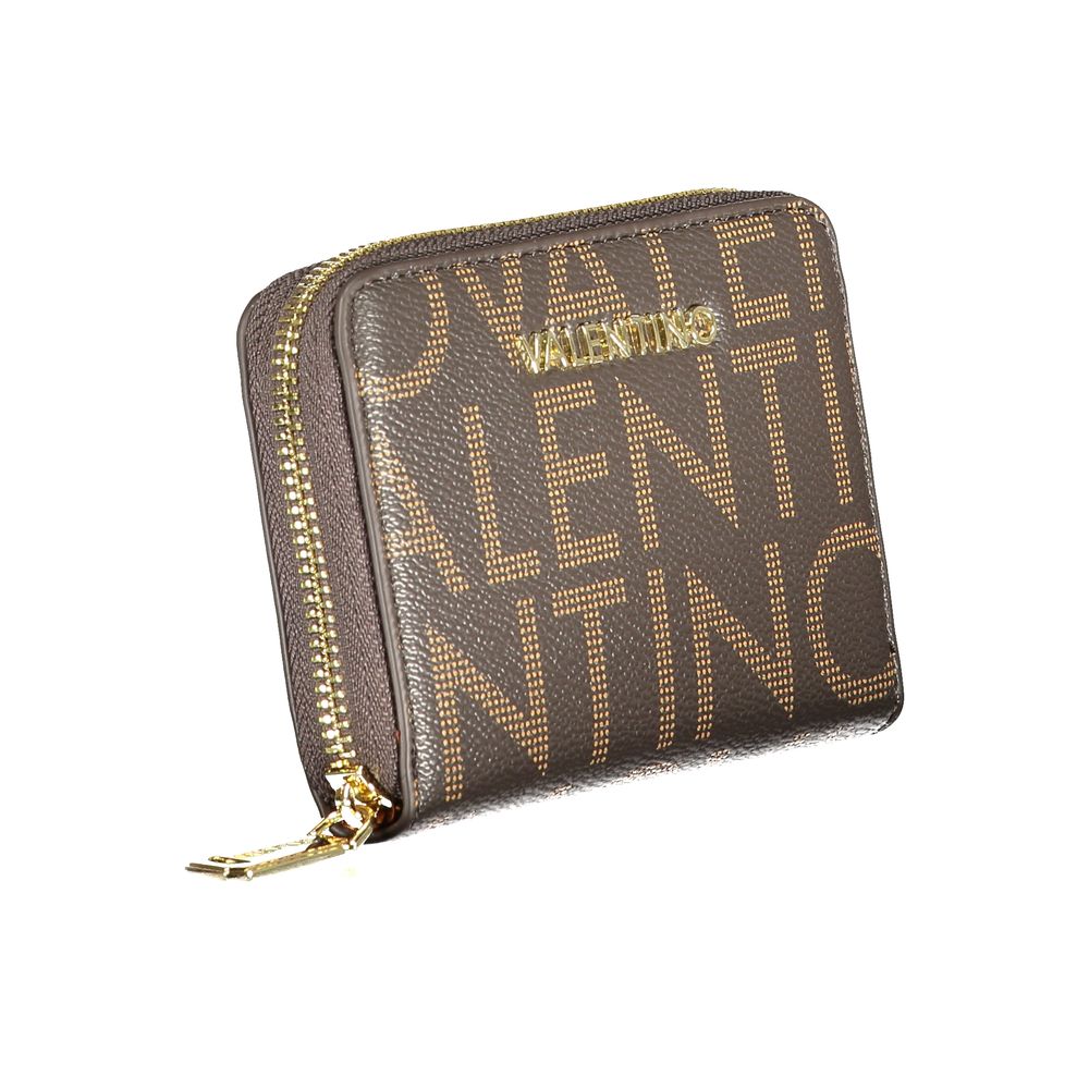 Valentino Brown Polyethylene Wallet
