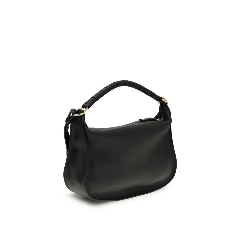 Chloé Black Calf Leather Bos Taurus Shoulder Bag - Zeiniez