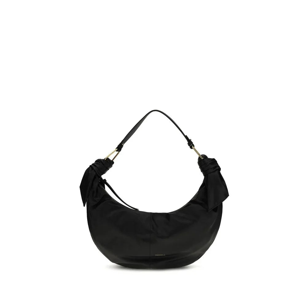 Coccinelle Black Calf Leather Bos Taurus Shoulder Bag - Zeiniez