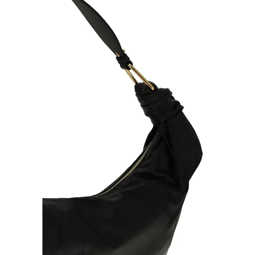Coccinelle Black Calf Leather Bos Taurus Shoulder Bag - Zeiniez