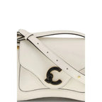 Coccinelle Beige Calf Leather Bos Taurus Shoulder Bag - Zeiniez