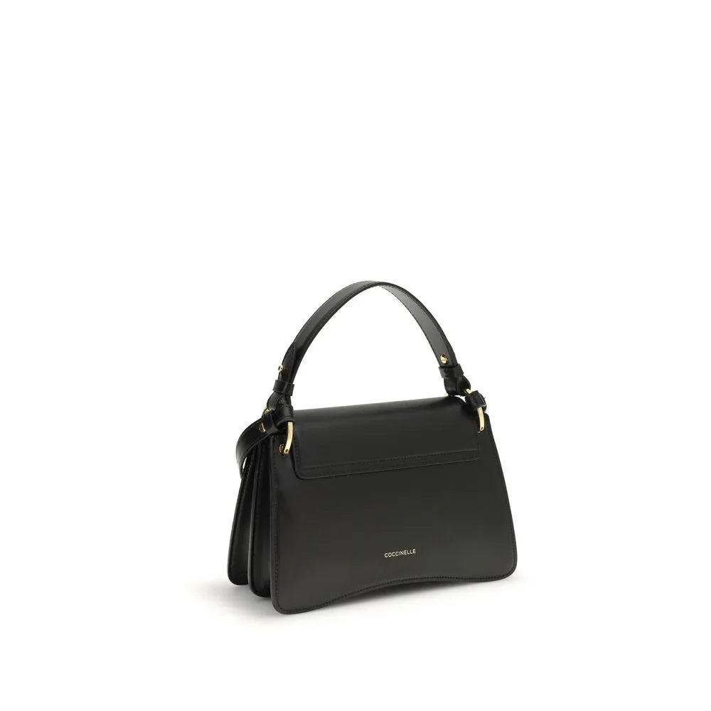Coccinelle Black Calf Leather Bos Taurus Shoulder Bag - Zeiniez