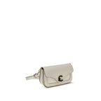 Coccinelle White Calf Leather Bos Taurus Shoulder Bag - Zeiniez