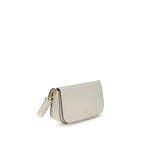 Coccinelle White Calf Leather Bos Taurus Shoulder Bag - Zeiniez