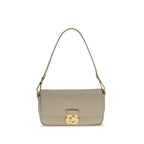 Coccinelle Beige Calf Leather Bos Taurus Shoulder Bag - Zeiniez
