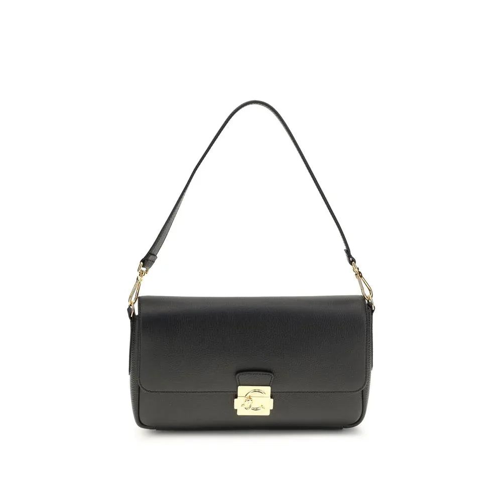 Coccinelle Black Calf Leather Bos Taurus Shoulder Bag - Zeiniez