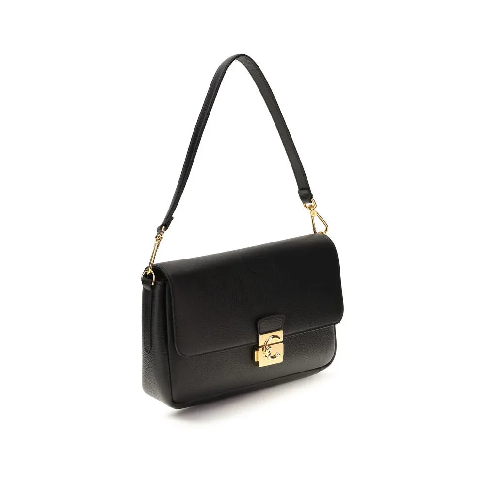 Coccinelle Black Calf Leather Bos Taurus Shoulder Bag - Zeiniez