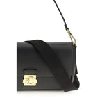 Coccinelle Black Calf Leather Bos Taurus Shoulder Bag - Zeiniez