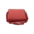 Mario Valentino Rosso Polyurethane Women Handbag - Zeiniez