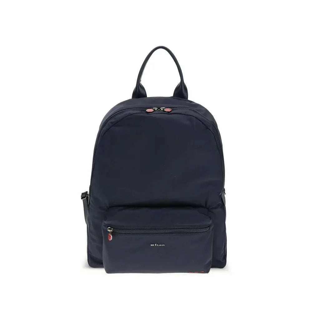 Kiton Blue Nylon Backpack - Zeiniez