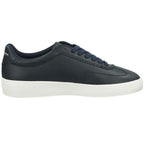 Scotch & Soda Blue Cowhide Low Top Sneakers