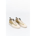 Scotch & Soda Beige Leather Low Top Sneakers