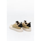 Scotch & Soda Beige Leather Low Top Sneakers