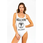 Moschino White Polyamide One-Piece Swimsuit - Zeiniez