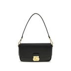 Coccinelle Black Calf Leather Bos Taurus Shoulder Bag - Zeiniez